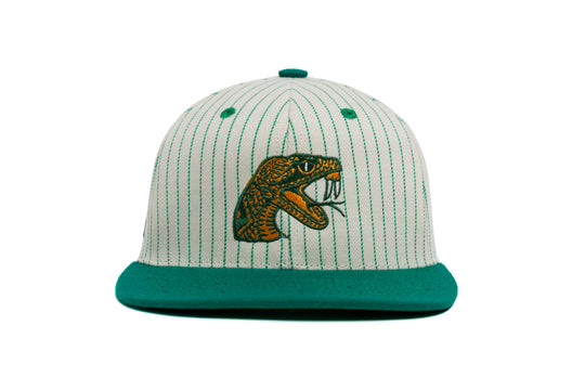 FAMU Logo Pinstripe Two Tone wool baseball cap