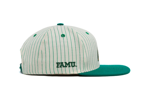 FAMU Logo Pinstripe Two Tone wool baseball cap