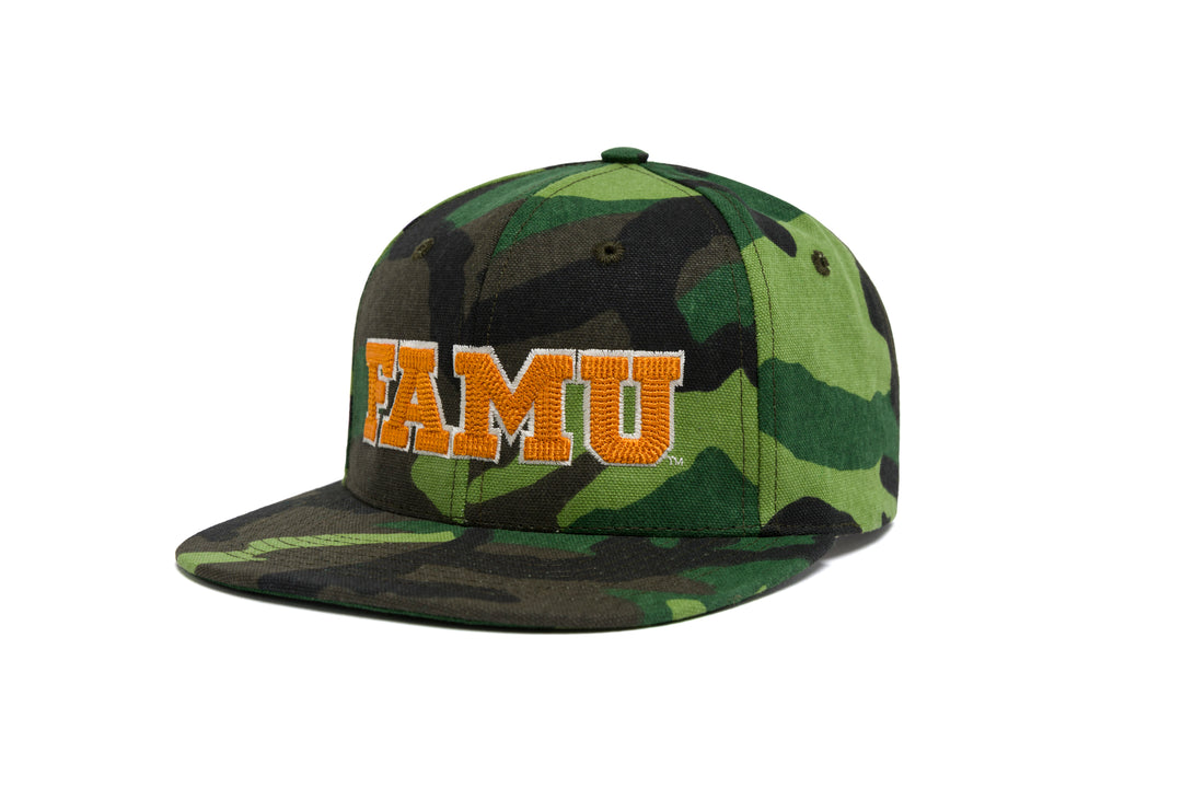 FAMU Wordmark 3D Chain Canvas wool baseball cap