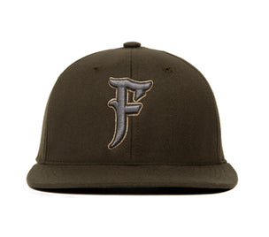 Ligature “F” 3D wool baseball cap