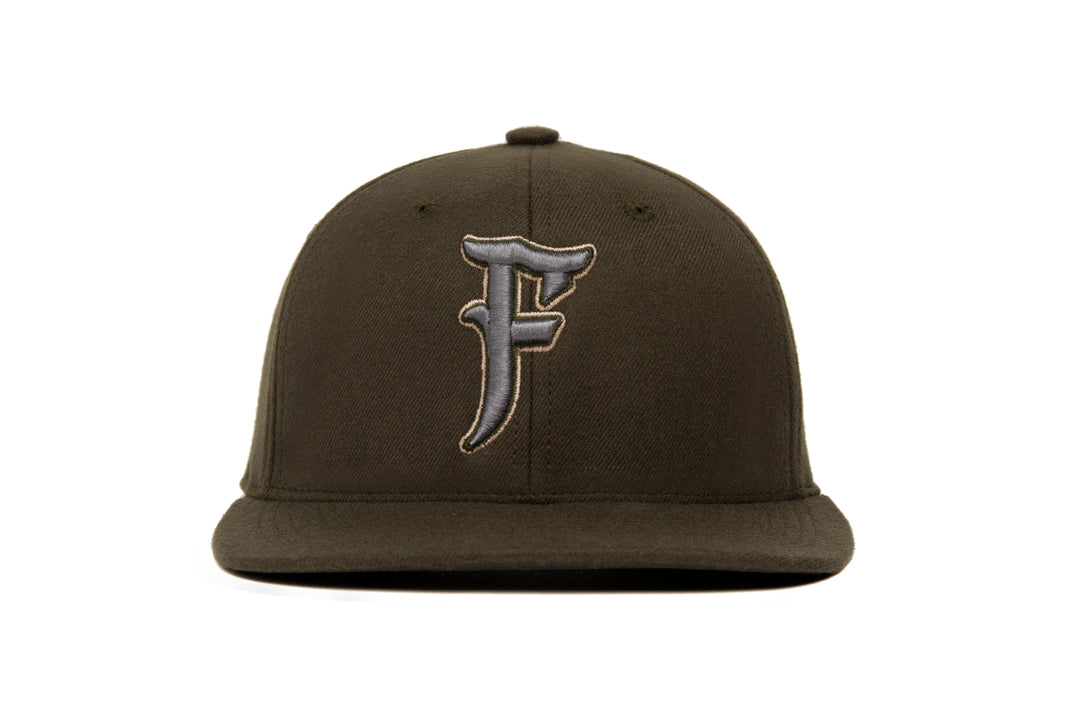 Ligature “F” 3D wool baseball cap