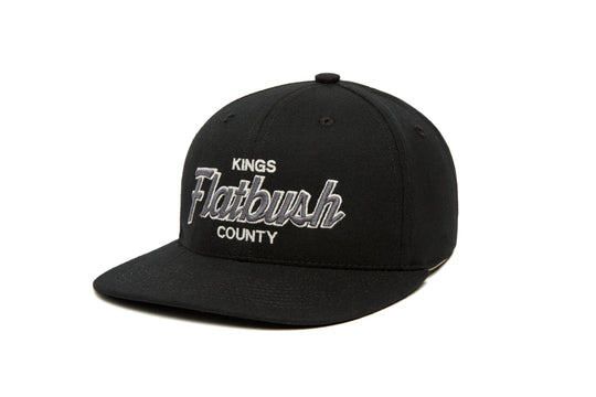 Flatbush 3D High / Low wool baseball cap