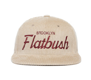 Flatbush 6-Wale Cord wool baseball cap