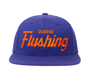 Flushing wool baseball cap