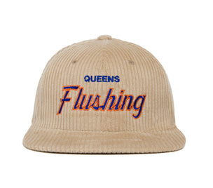 Flushing 6-Wale Cord wool baseball cap