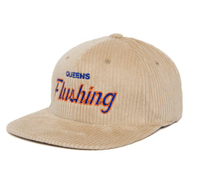 Flushing 6-Wale Cord wool baseball cap