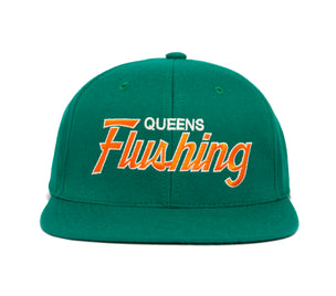 Flushing II wool baseball cap