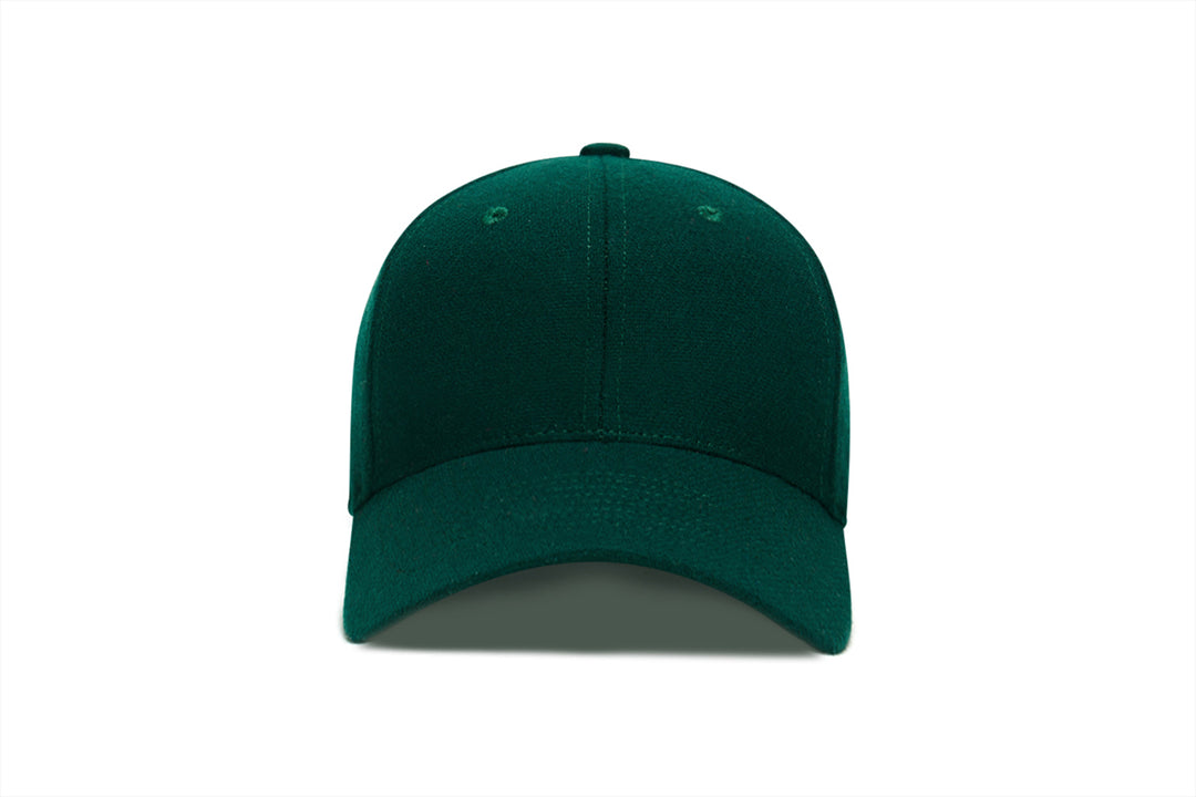 Clean Forest Snapback Curved Wool wool baseball cap