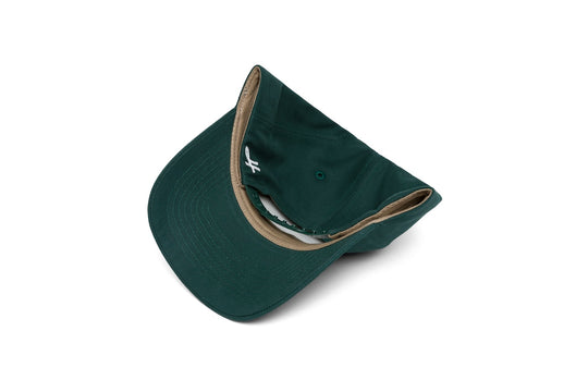 Clean Forest Brushed Twill 5-Panel wool baseball cap