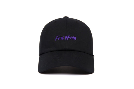 Fort Worth Microscript Dad wool baseball cap