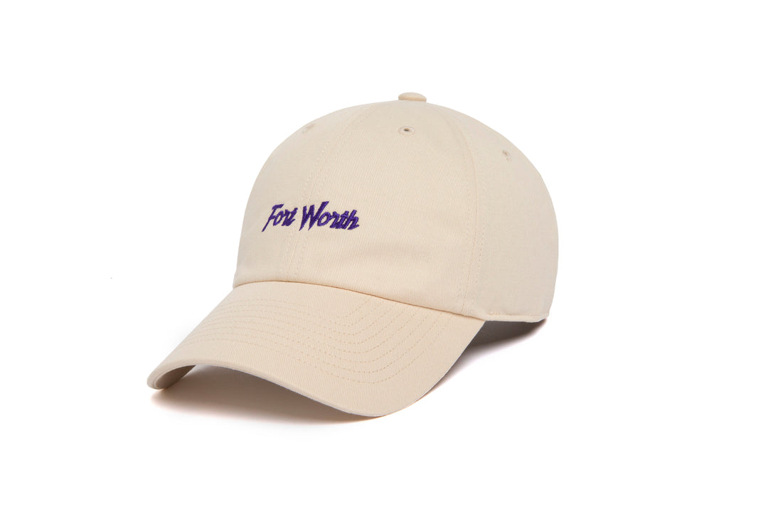 Fort Worth Microscript Dad II wool baseball cap