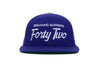 Forty Two
    wool baseball cap indicator