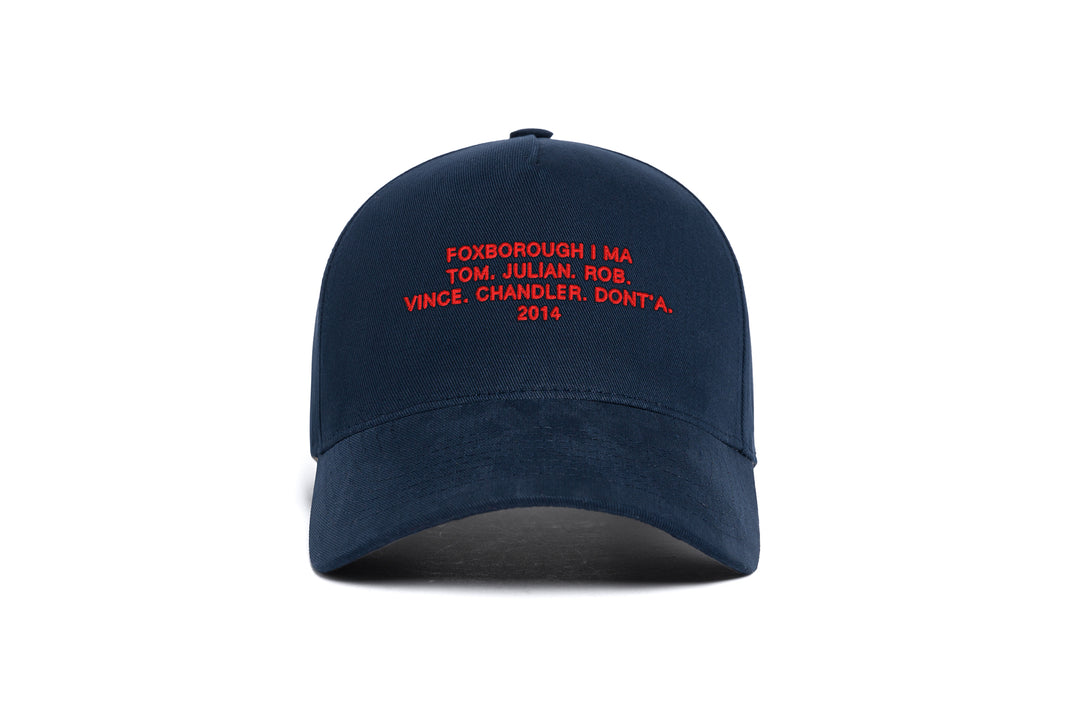 Foxborough 2014 Name 5-Panel wool baseball cap