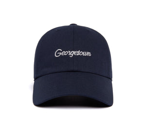 Georgetown Microscript Dad wool baseball cap