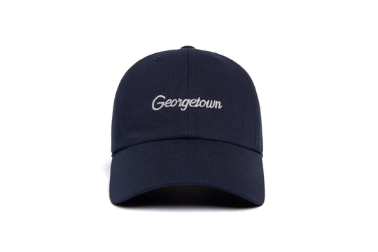 Georgetown Microscript Dad wool baseball cap