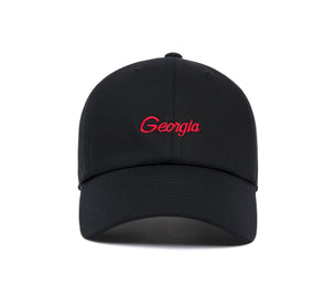 Georgia Microscript Dad wool baseball cap