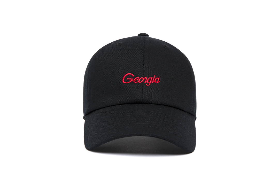 Georgia Microscript Dad wool baseball cap