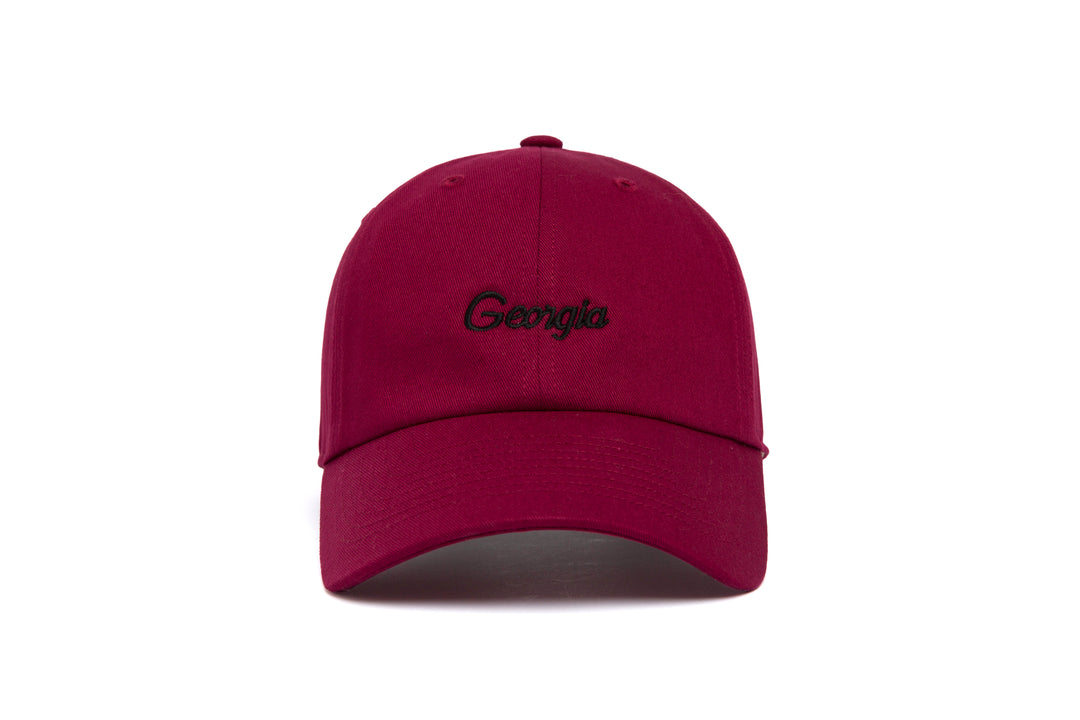 Georgia Microscript Dad wool baseball cap