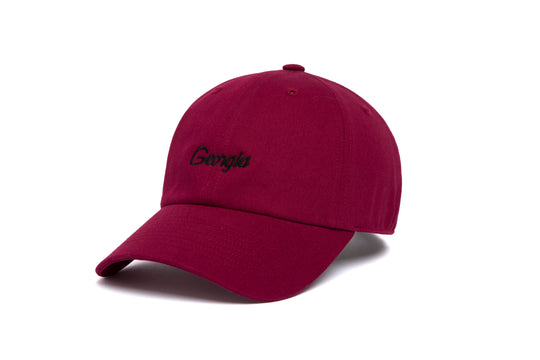 Georgia Microscript Dad wool baseball cap