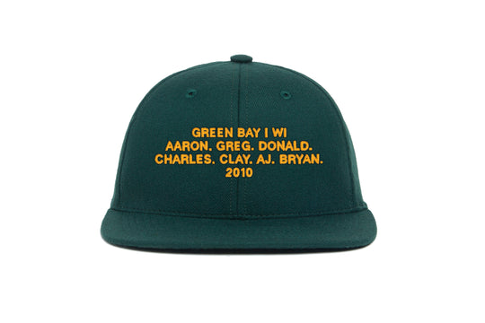 Green Bay 2010 Name wool baseball cap