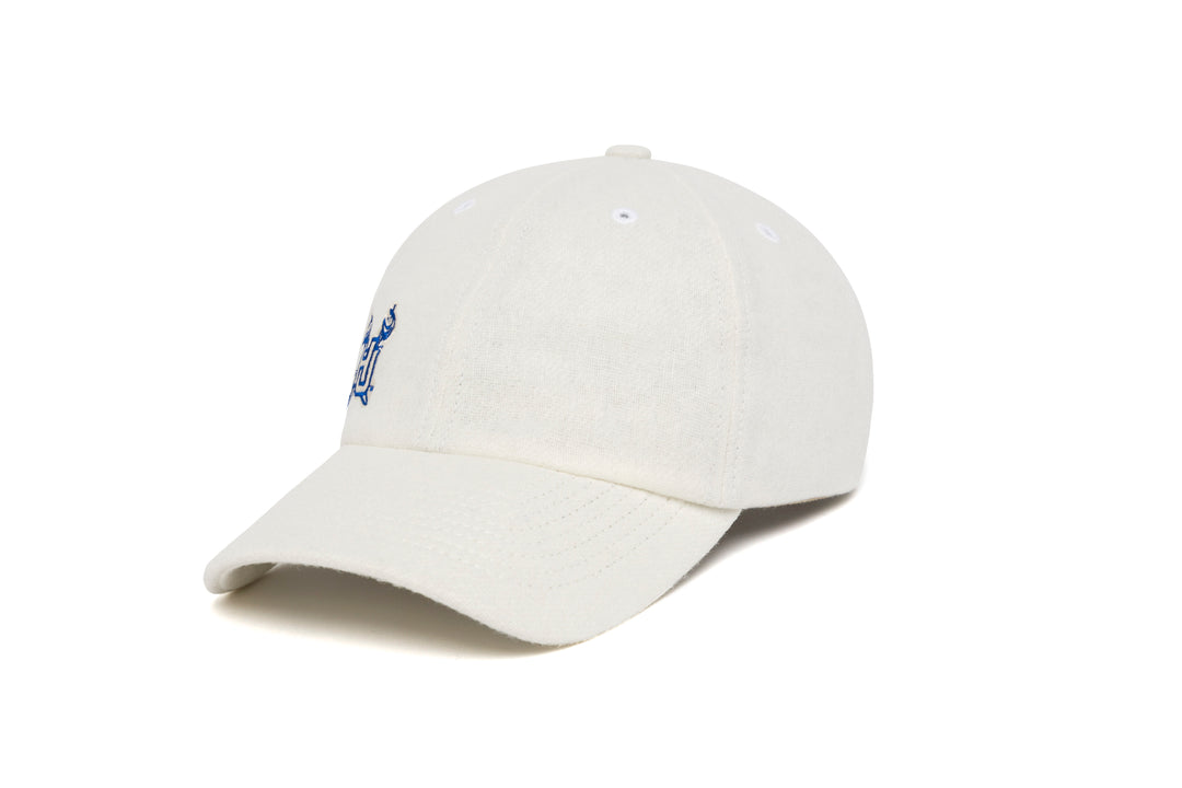 HAMPTON Offset Logo Wool Dad wool baseball cap