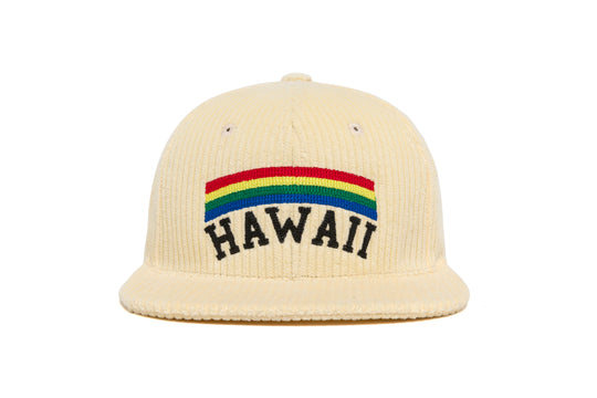 HAWAII Logo Chain 6-Wale Cord wool baseball cap