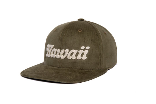 Hawaii Bubble 3D Chain 21-Wale Cord wool baseball cap