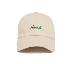 Hawaii Microscript Dad wool baseball cap