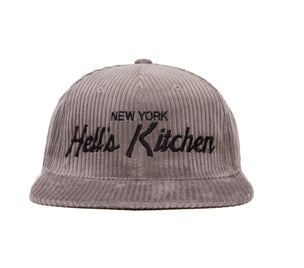 Hell’s Kitchen 6-Wale Cord wool baseball cap