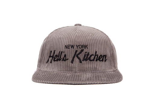 Hell’s Kitchen 6-Wale Cord wool baseball cap