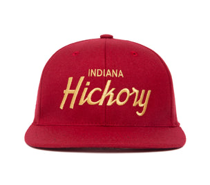 Hickory wool baseball cap