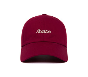 Houston Microscript Dad wool baseball cap