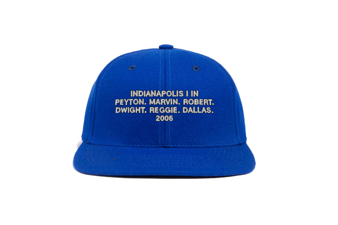 Indianapolis 2006 Name wool baseball cap