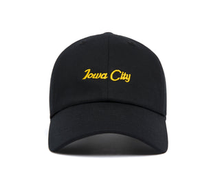 Iowa City Microscript Dad wool baseball cap