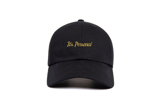 It's Personal Microscript Chain Dad wool baseball cap