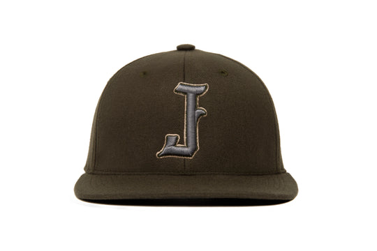 Ligature “J” 3D wool baseball cap