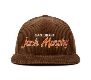 Jack Murphy 6-Wale Cord wool baseball cap