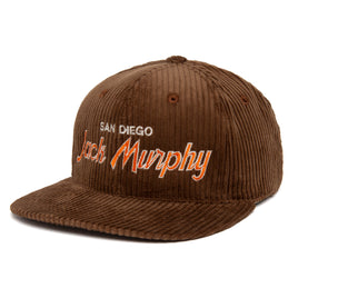 Jack Murphy 6-Wale Cord wool baseball cap