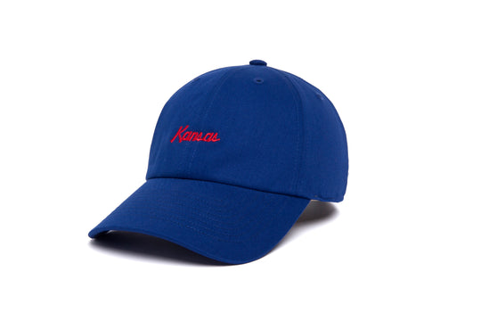 Kansas Microscript Dad wool baseball cap