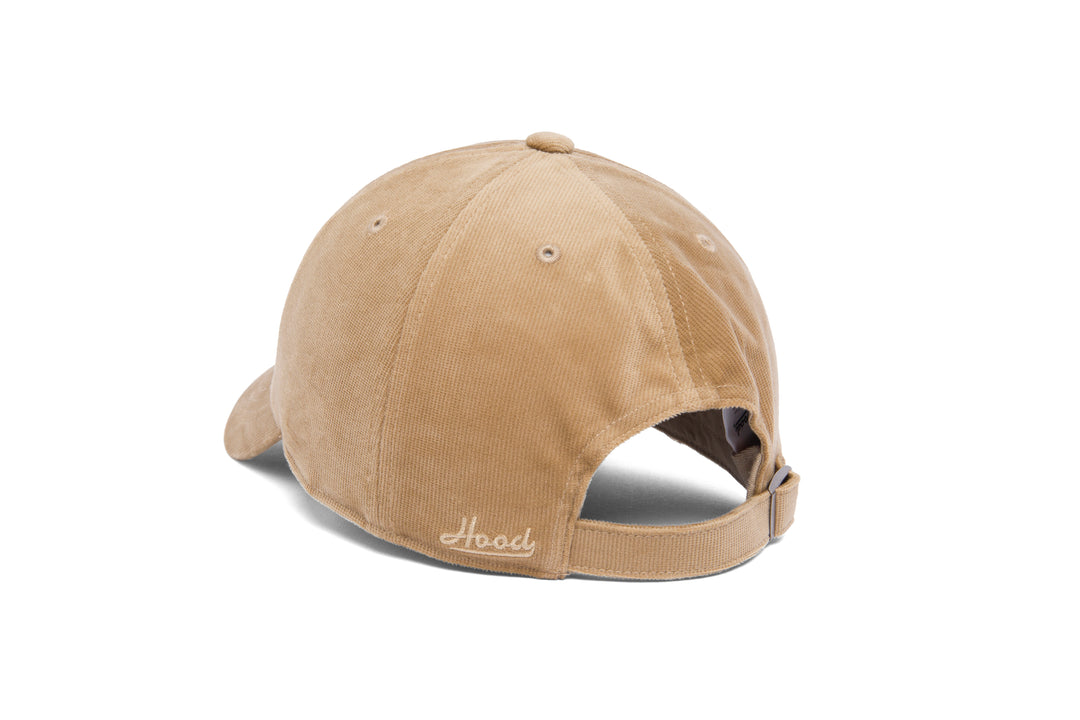 Clean Khaki 21-Wale Cord Dad Hat wool baseball cap