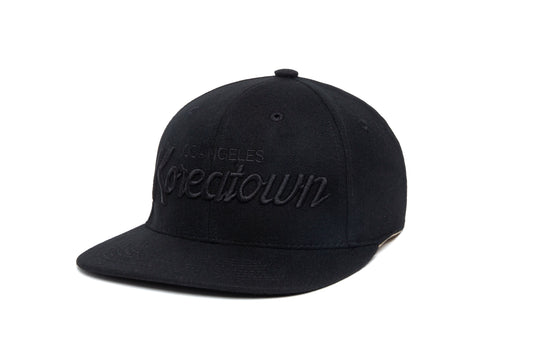 Koreatown Tonal 3D wool baseball cap