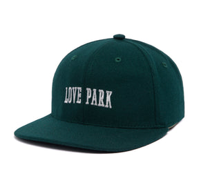 LOVE PARK Microblock wool baseball cap