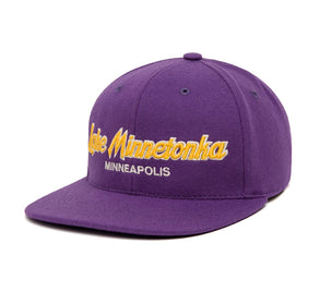 Lake Minnetonka Sub Script wool baseball cap