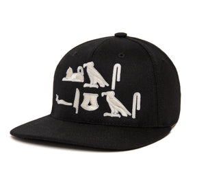 Las Vegas Hieroglyphic wool baseball cap