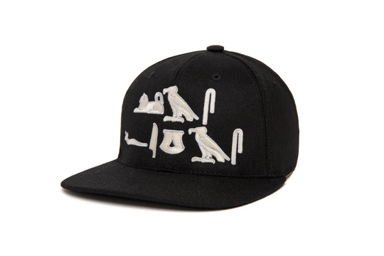 Las Vegas Hieroglyphic wool baseball cap