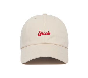 Lincoln Microscript Dad wool baseball cap