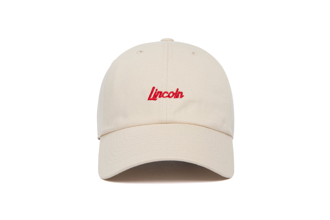 Lincoln Microscript Dad wool baseball cap