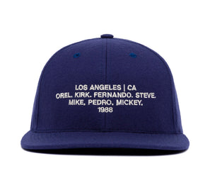 Los Angeles 1988 Name wool baseball cap