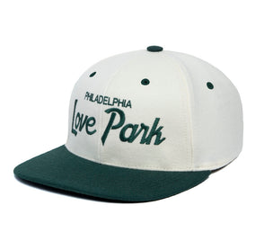 Love Park Two Tone wool baseball cap