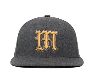 Ligature “M” 3D wool baseball cap